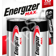 Батарейка Energizer MAX LR20 D Alkaline 1.5V (2 шт. в блистере)