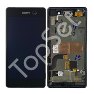 Дисплей Sony E5603/E5633/E5606/E5653/E5663 (M5/M5 Dual) МОДУЛЬ Черный - ОРИГИНАЛ-СНЯТЫЙ