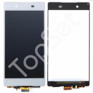 Дисплей Sony E6533/E6553 (Z3+ Dual/Z3+/Z4) в сборе с тачскрином Белый - ОРИГИНАЛ