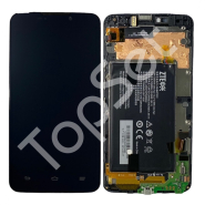 Дисплей ZTE V9815 (Grand Memo/Grand Memo Lite) МОДУЛЬ в сборе с АКБ Черный - ОРИГИНАЛ-СНЯТЫЙ