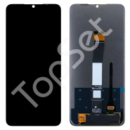 Дисплей Xiaomi Redmi 10C/Poco C40 (220333QNY/220333QPG) в сборе с тачскрином Черный - ОРИГИНАЛ (SERVICE PACK)