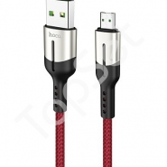 Кабель USB - MicroUSB Hoco U68 (4A, 1.2 м) Красный