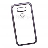 Силиконовый чехол "LP" LG G5 TPU (прозрачный с черной хром рамкой) европакет
