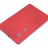 Внешний корпус жесткого диска DM-2508 (SATA 2.5", USB 2.0, пластик) Красный