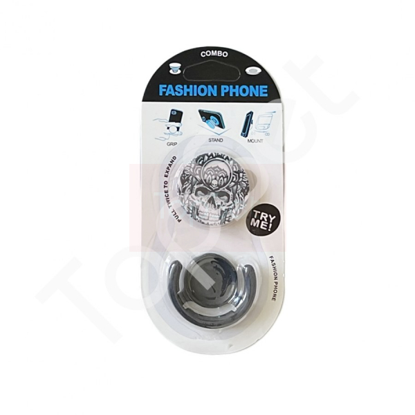 Автомобильный держатель Pop Socket Z1258 (наклейка, муэртос) Черный