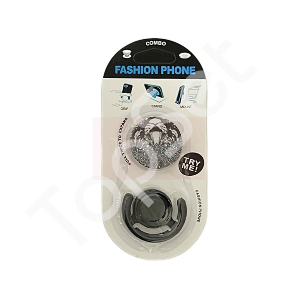 Автомобильный держатель Pop Socket Z1259 (наклейка, муэртос) Черный