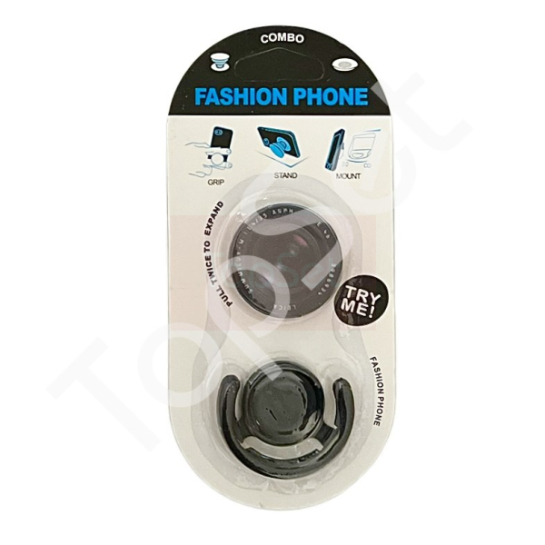 Автомобильный держатель Pop Socket Z817 (наклейка, фото) Черный