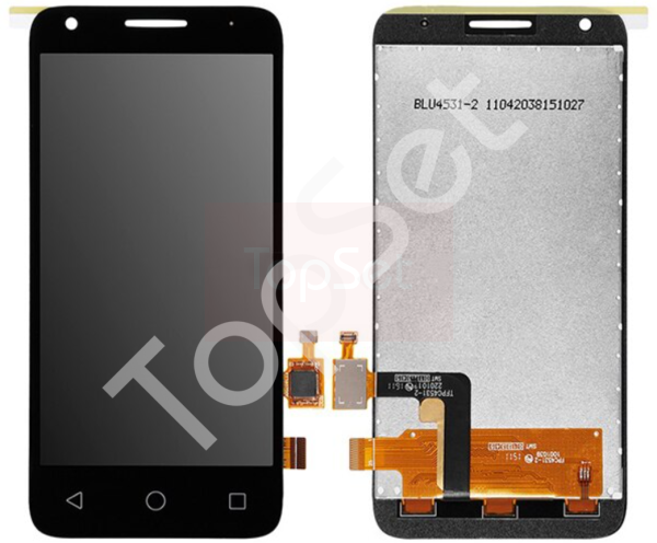 Дисплей Alcatel OT-4027D/OT-5017D/OT-5017X/OT-5019D (Pixi 3) в сборе с тачскрином Черный