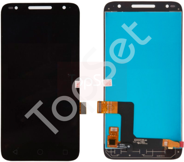 Дисплей Alcatel OT-5047D (U5 HD) в сборе с тачскрином Черный