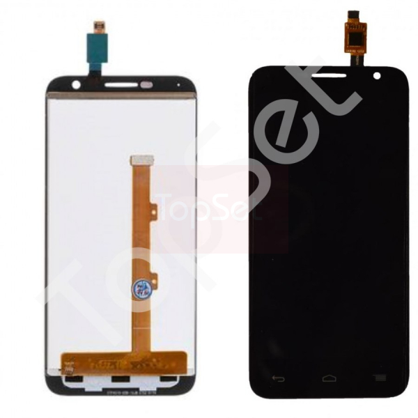 Дисплей Alcatel OT-6016X/OT-6016D/6014X (Idol 2 Mini/Idol 2 Mini L) в сборе с тачскрином Черный