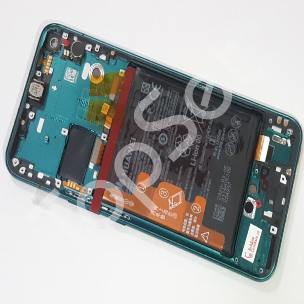 Дисплей Huawei Honor 30/Honor 30 Premium/Nova 7 (BMH-AN10/JNY-L22B) МОДУЛЬ в сборе с АКБ Зелёный - ОРИГИНАЛ-СНЯТЫЙ (9/10)