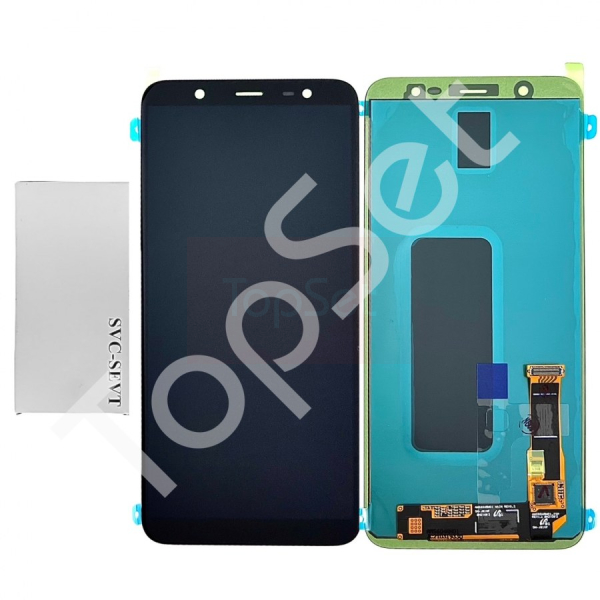 Дисплей Samsung J810F (J8 2018) в сборе с тачскрином Черный - ОРИГИНАЛ-СЕРВИС