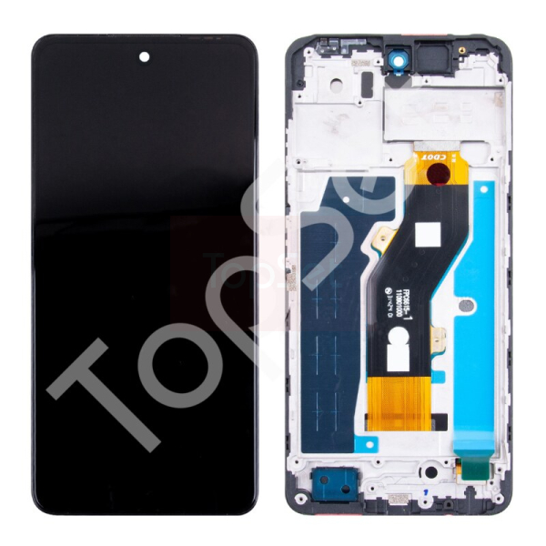 Дисплей Tecno Spark 20 (KJ5) МОДУЛЬ Черный - ОРИГИНАЛ