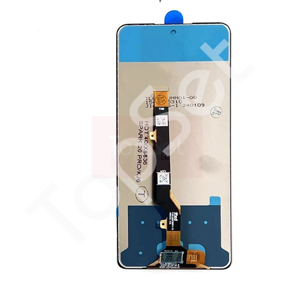 Дисплей Tecno Spark 20 Pro (KJ6) с тачскрином Черный - ОРИГИНАЛ