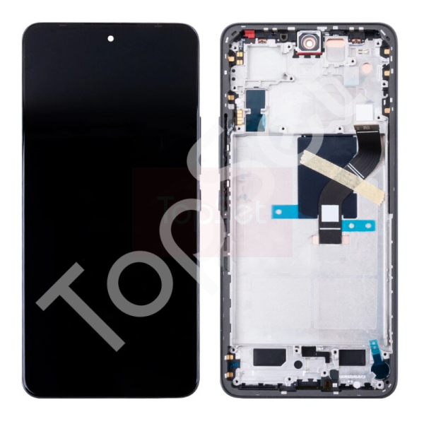 Дисплей Xiaomi 12 Lite/12Lite (2203129G) МОДУЛЬ Черный - ОРИГИНАЛ
