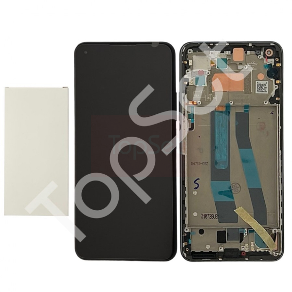 Дисплей Xiaomi Mi 11 Lite/Mi11 Lite/Mi11Lite/Mi 11 Lite 5G NE/Mi11Lite5GNE (M2101K9AG/M2101K9G) МОДУЛЬ Черный - ОРИГИНАЛ-СЕРВИС (АКЦИЯ) (-10%)