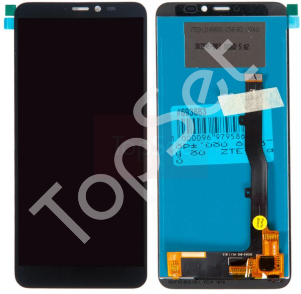 Дисплей ZTE Blade A530 в сборе с тачскрином Черный