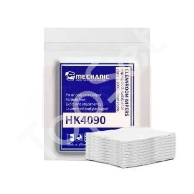 Салфетки чистки дисплеев Mechanic HK4090 (антистатические, безворсовые, 10*10 см, 400 шт.)