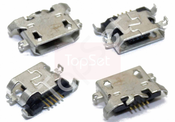Разъем MicroUSB Lenovo A850/A390/S5000/A516/A670/A690/A820/A830/P770/P780/S650/S660/S720/S820/A859/A870/A790/S890/P780