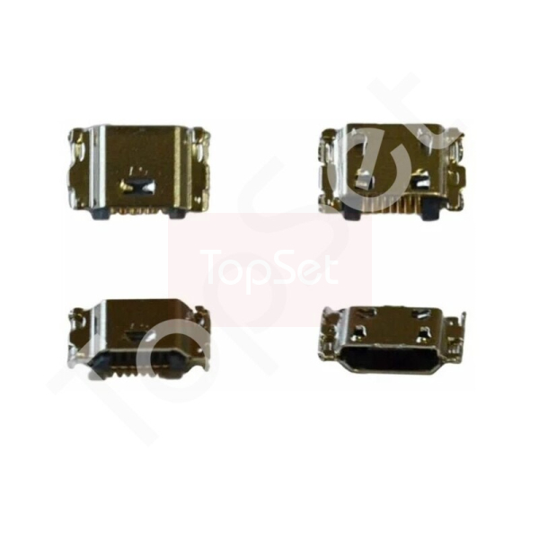 Разъем MicroUSB Samsung A105/J100F/J250F/J300/J320F/J330F/J400F/J415F/J500F/J530F/J600F/J610F/J730F/J810F/G570F/J1/J3/J5/A10/A6 Plus/A6Plus/A6+ (разьемы по 10шт.)