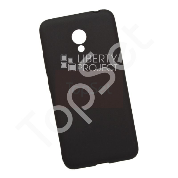 Силиконовый чехол "LP" Meizu 5 TPU (черный непрозрачный) европакет