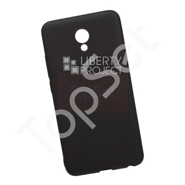 Силиконовый чехол "LP" Meizu Note 5 TPU (черный непрозрачный) европакет