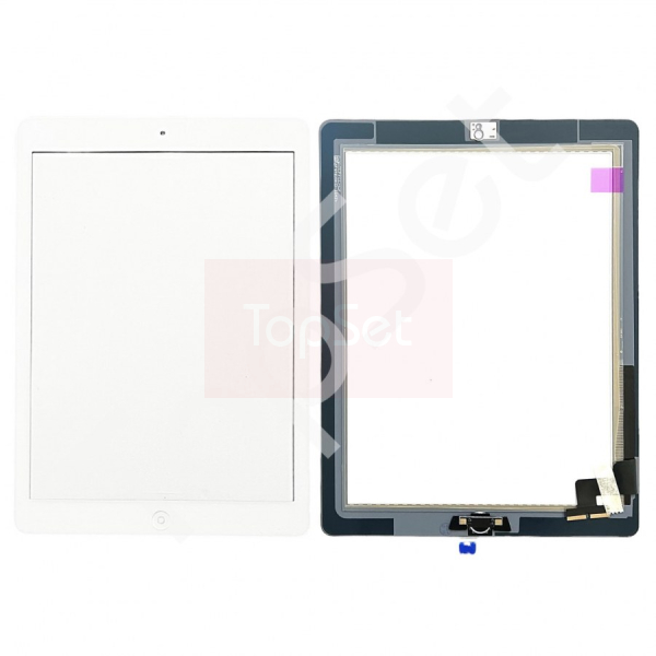 Тачскрин iPad 2/iPad2 (A1316/A1376) (со скотчем + кнопка Home) Белый (АКЦИЯ) (-50%)