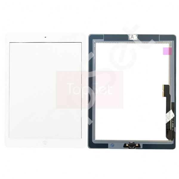 Тачскрин iPad 3/iPad 4/iPad3/iPad4 (A1389/A1430) (со скотчем + кнопка Home) Белый