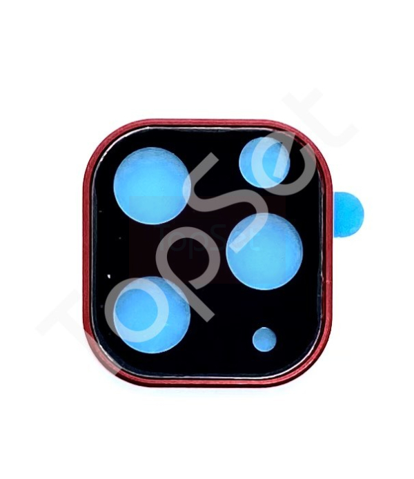 Защитное стекло с рамкой камеры IPhone 11 Pro/11Pro/11 Pro Max/11Pro Max/11ProMax Красный