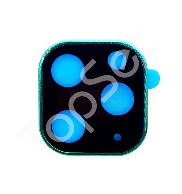 Защитное стекло с рамкой камеры IPhone 11 Pro/11Pro/11 Pro Max/11Pro Max/11ProMax Зеленый
