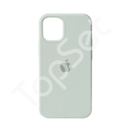 Чехол силиконовый iPhone 12/iPhone 12 Pro/12Pro Silicone Case (с закрытым низом) Серо-зеленый (17)
