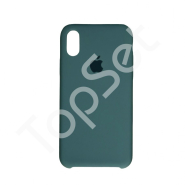 Чехол силиконовый iPhone X/iPhone Xs Silicone Case Сине-зеленый (35)