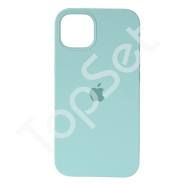 Чехол силиконовый iPhone 12 Pro Max/12Pro Max/12ProMax Silicone Case (с закрытым низом) Тиффани (44)