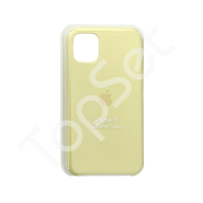 Чехол силиконовый iPhone 11 Silicone Case Светло желтый (51)