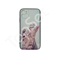 Чехол (композит) ColorCase-UV iPhone 11 (цвет 13) Кот