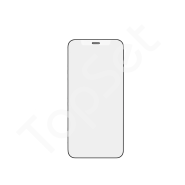 Защитное стекло "МАТОВОЕ" iPhone 12 Pro Max/12Pro Max/12ProMax Черное (Закалённое, полное покрытие)