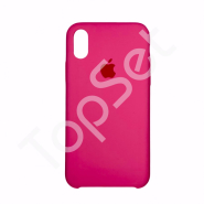 Чехол силиконовый iPhone Xr Silicone Case Фуксия (47)