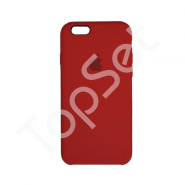 Чехол силиконовый iPhone 6/6G Silicone Case Красный (14)