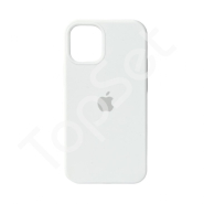 Чехол силиконовый iPhone 13 Silicone Case (с закрытым низом) Белый (9)
