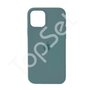 Чехол силиконовый iPhone 13 Silicone Case (с закрытым низом) Хвойный зеленый (61)