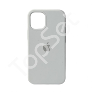 Чехол силиконовый iPhone 13 Pro/13Pro Silicone Case (с закрытым низом) Светло - серый (26)
