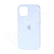 Чехол силиконовый iPhone 13 Silicone Case (с закрытым низом) Серо-голубой (43)