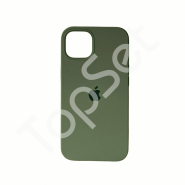 Чехол силиконовый iPhone 13 mini/13mini Silicone Case (с закрытым низом) Хаки (48) Чехол силиконовый iPhone 13 mini/13mini Silicone Case (с закрытым низом) Хаки (48)