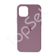 Чехол силиконовый iPhone 13 Silicone Case (с закрытым низом) Пыльно-фиолетовый (62)