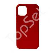 Чехол силиконовый iPhone 12/iPhone 12 Pro/12Pro Silicone Case (с закрытым низом) Красный (14)