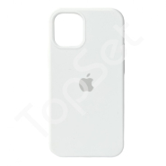Чехол силиконовый iPhone 12 Pro Max/12Pro Max/12ProMax Silicone Case (с закрытым низом) Белый (9)