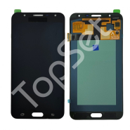 Дисплей Samsung J701F (J7 Neo) в сборе с тачскрином Черный - (AMOLED, с регулировкой подсветки)