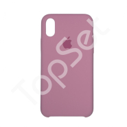 Чехол силиконовый iPhone Xr Silicone Case Темно розовый (54)