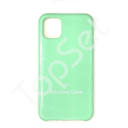 Чехол силиконовый iPhone 11 Мятный