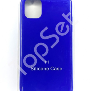 Чехол силиконовый iPhone 11 Синий
